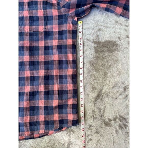 Bixby Nomad Men’s Multicolor Plaid Long Sleeve Button Down Madras Shirt XL NWT - Picture 3 of 8